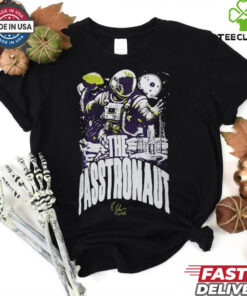 Majestic Threads Joshua Dobbs Black Minnesota Vikings The Passtronaut T Shirt