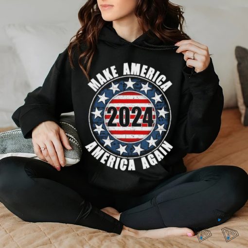Make America America Again 2024 Presidential Election Cpac Shirt