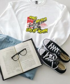 Make America Great Again Hulk Hogan American flag shirt