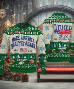 Make America Healthy Again Trump 2024 Christmas Sweater