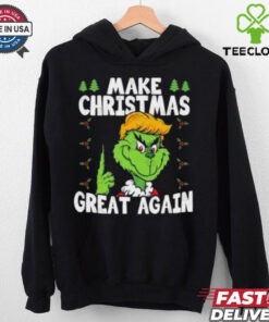 Make Christmas Great Again Grinch Donald Trump 2024 Xmas Funny shirt