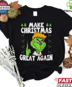 Make Christmas Great Again Grinch Donald Trump 2024 Xmas Funny shirt