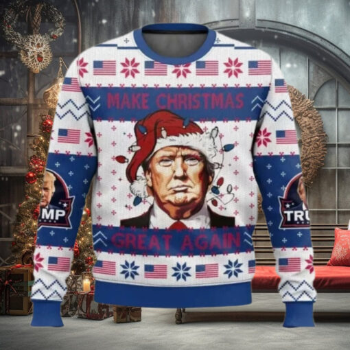 Make Christmas Great Again Trump Christmas Ugly Sweater