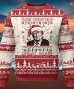 Make Christmas Great Again Trump Ugly Christmas Sweater