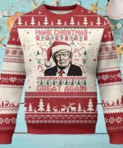 Make Christmas Great Again Trump Ugly Christmas Sweater