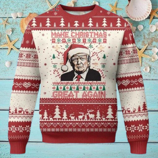 Make Christmas Great Again Trump Ugly Christmas Sweater