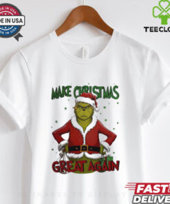 Make Christmas Great again Santa Grinch Trump old 2024 shirt