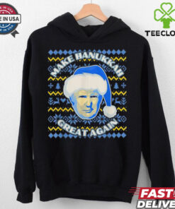 Make Hanukkah Great Again Trump Santa Shirt