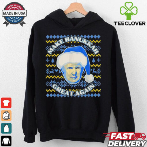 Make Hanukkah Great Again Trump Santa Shirt