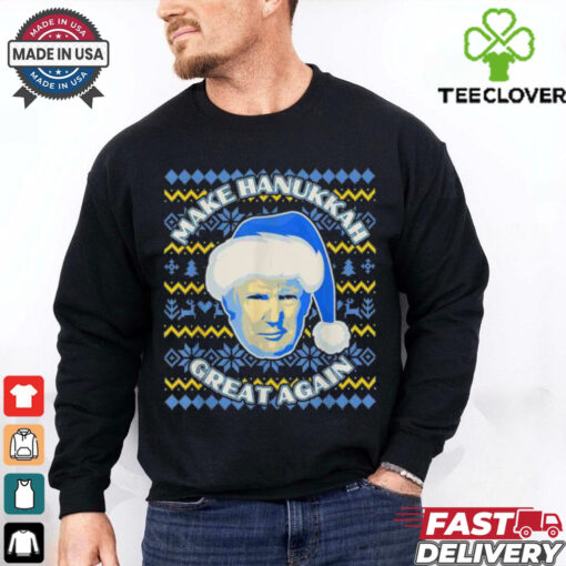 Make Hanukkah Great Again Trump Santa Shirt