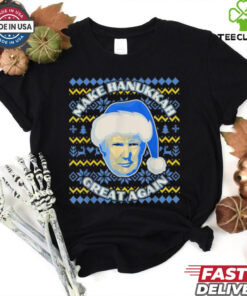 Make Hanukkah Great Again Trump Santa Shirt