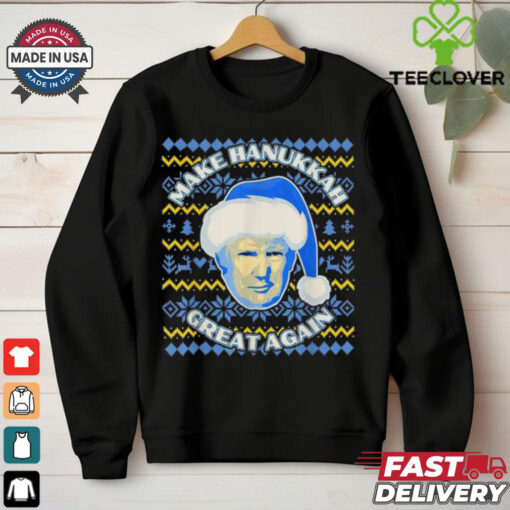 Make Hanukkah Great Again Trump Santa Shirt