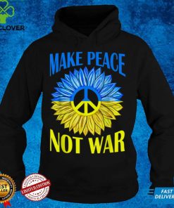 Make Peace Not War Sunflower T Shirt 1 Make Peace Not War Sunflower T Shirt