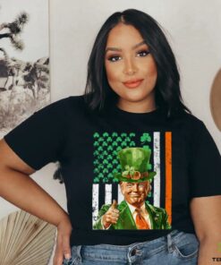 Make St Patricks Day Great Again Funny Trump T Shirt