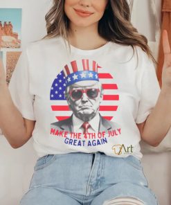 Make The 4th of July Great Again President Donald J Trump Independence Day USA Unisex Softstyle T Shirt