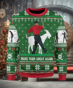 Make Tiger Great Again Ugly Sweater Christmas Party