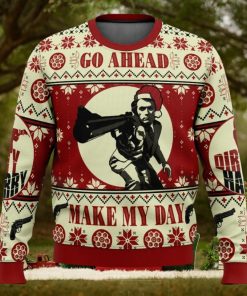 Make my Day Dirty Harry Ugly Christmas Sweater