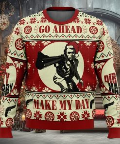 Make my Day Dirty Harry Ugly Christmas Sweater