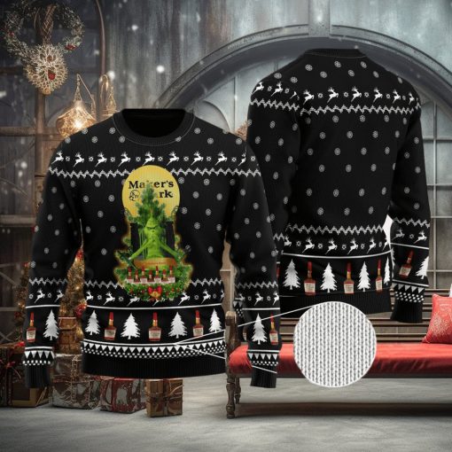 Maker’S Mark Grinch Snow Ugly Christmas Sweater For Men And Women Gift