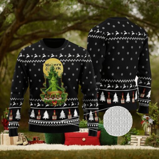 Maker’S Mark Grinch Snow Ugly Christmas Sweater For Men And Women Gift