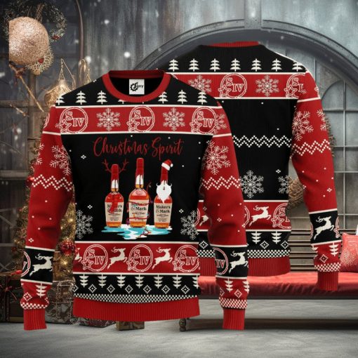 Maker’s Mark Christmas Spirit 3D Ugly Christmas Sweater Unisex Sweater Christmas Gift