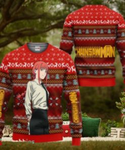 Makima Ugly Christmas Sweater 3D Gift For Men And Women