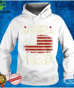 Making America Great Since 1936 Vintage Gifts 86th Birthday T Shirt