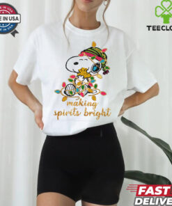 Making Spirits Bright Snoopy Holiday Lights shirt 1 Making Spirits Bright Snoopy Holiday Lights shirt