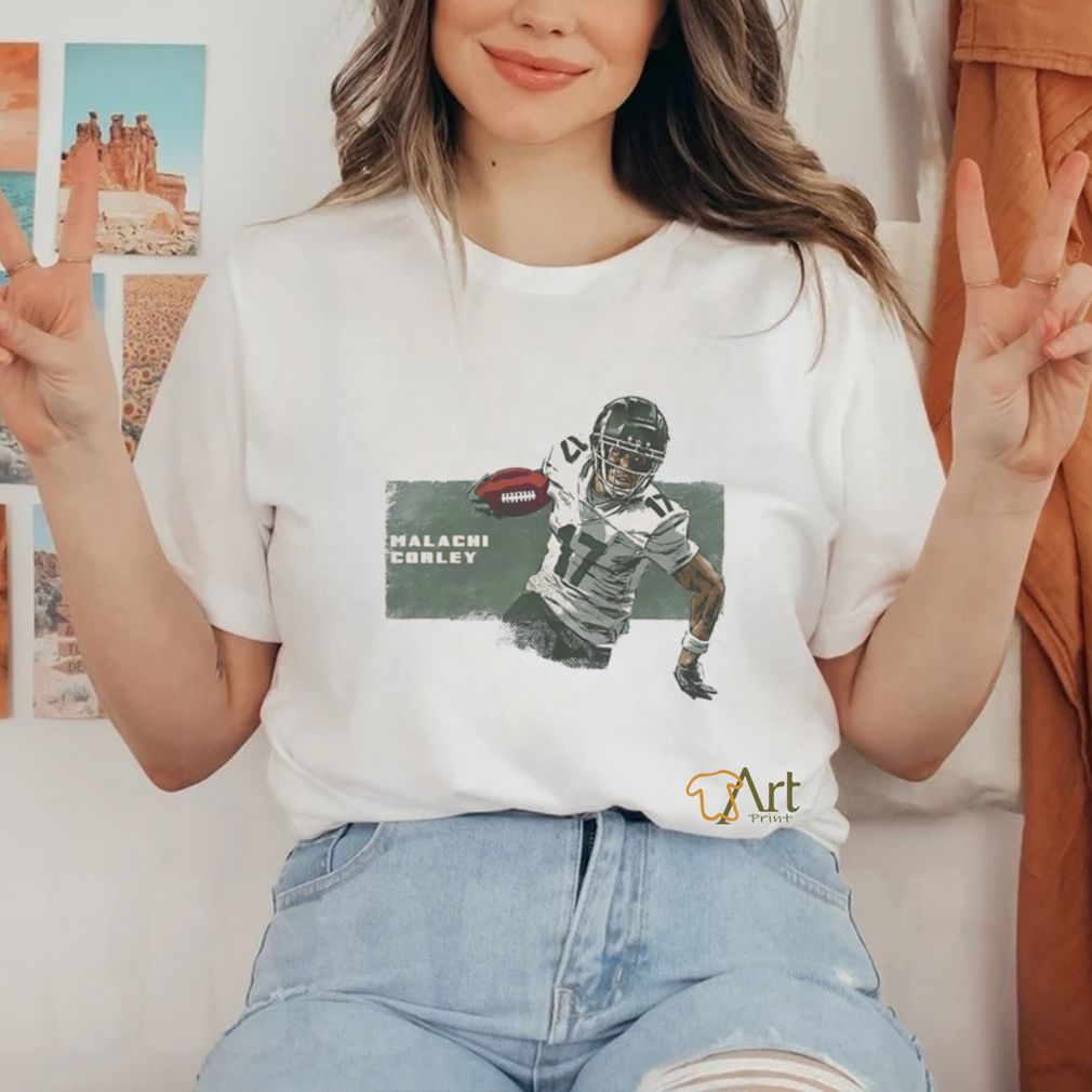 Malachi Corley New York Jets football cartoon shirt Malachi Corley New York Jets football cartoon shirt