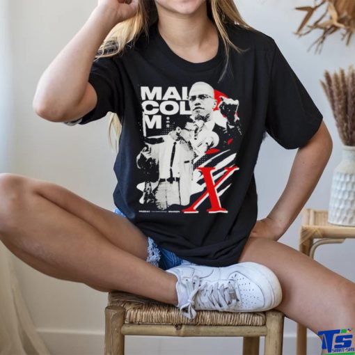 Malcolm X By Any Means seen shirt