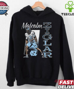 Malcolm Ziglar North Carolina Tar Heels Cartoon t shirt