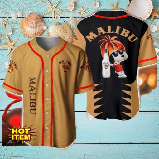 Malibu Snoopy Baseball Jersey Shirt For Snoopy Lovers Gift Ideas