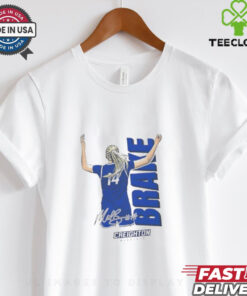Mallory Brake Creighton Bluejays cartoon shirt