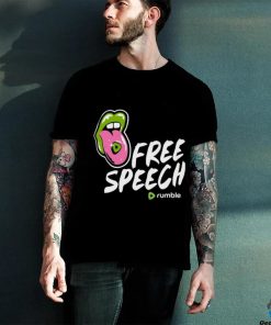 Mally Mouse Wearing Free Speech Rumble shirt