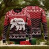 Meowy And Bright Xmas Wreath Red Funny Ugly Sweater