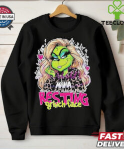 Mama Because I Have Resting Grinch Face Shirt