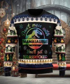 Mamasaurus Christmas Ugly Sweater Party
