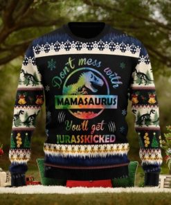 Mamasaurus Christmas Ugly Sweater Party