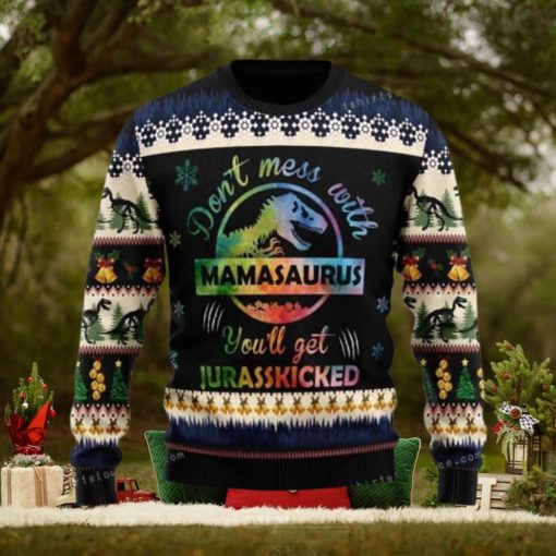 Mamasaurus Christmas Ugly Sweater Party
