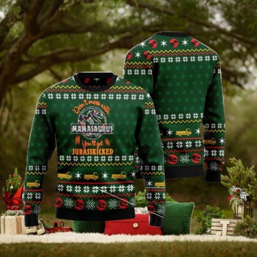 Mamasaurus Men And Women Christmas Gift 3D Ugly Christmas Sweater