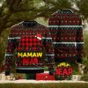 Pug Dog Pattern Falling Snowflakes All Over Printed 3D Ugly Christmas Sweater Christmas Gift For Men And Women