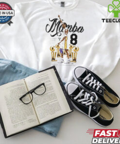 Mamba Kobe Bryant 8 Los Angeles Lakers trophy shirt
