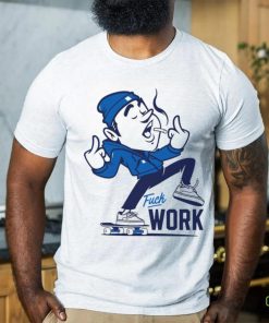 Man skate and smoke middle finger fuck work art shirt 1 Man skate and smoke middle finger fuck work art shirt