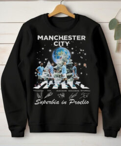 Manchester City 2024 Christmas Superbia In Proelio All Or Nothing T Shirt