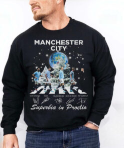 Manchester City 2024 Christmas Superbia In Proelio All Or Nothing T Shirt