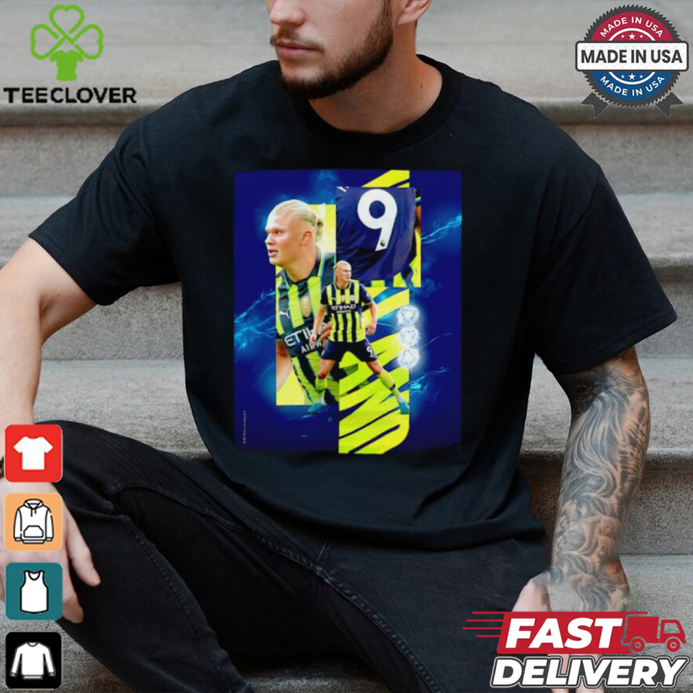 Manchester City Erling Haaland back to back hat tricks shirt Manchester City Erling Haaland back to back hat tricks shirt