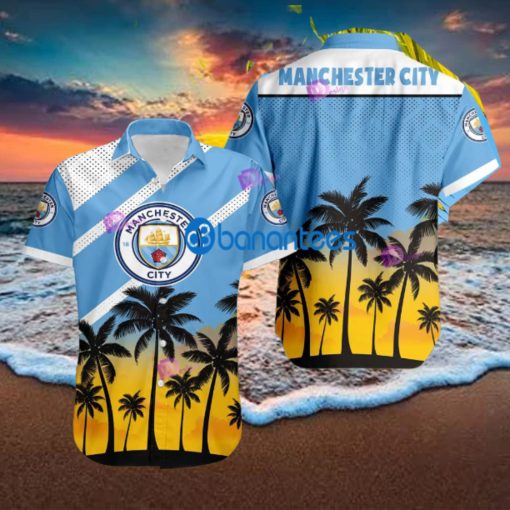 Manchester City FC 3D Printing Coconut Beach Hawaiian Shirt