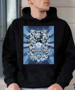 Manchester City Fc Champions 2023 Premier League poster Shirt