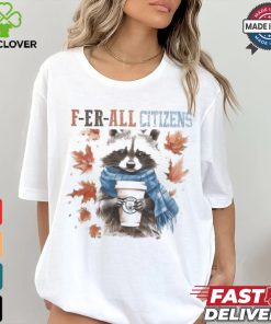 Manchester City Raccoon Fan F er all Gunners In Fall Season T shirt