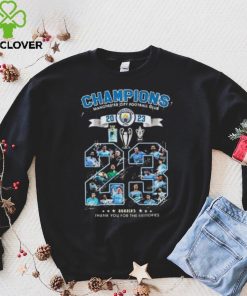 Manchester City The Citizens Champions 2023 Thank You For The Memories Signatures Shirt